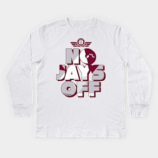 Jay All Day Retro 1 Mid Cherrywood Kids Long Sleeve T-Shirt